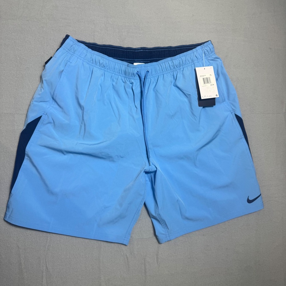 Nike Volley Shorts Men Swim Trunks XXL Blue NEW Colorblock NESSA482-438